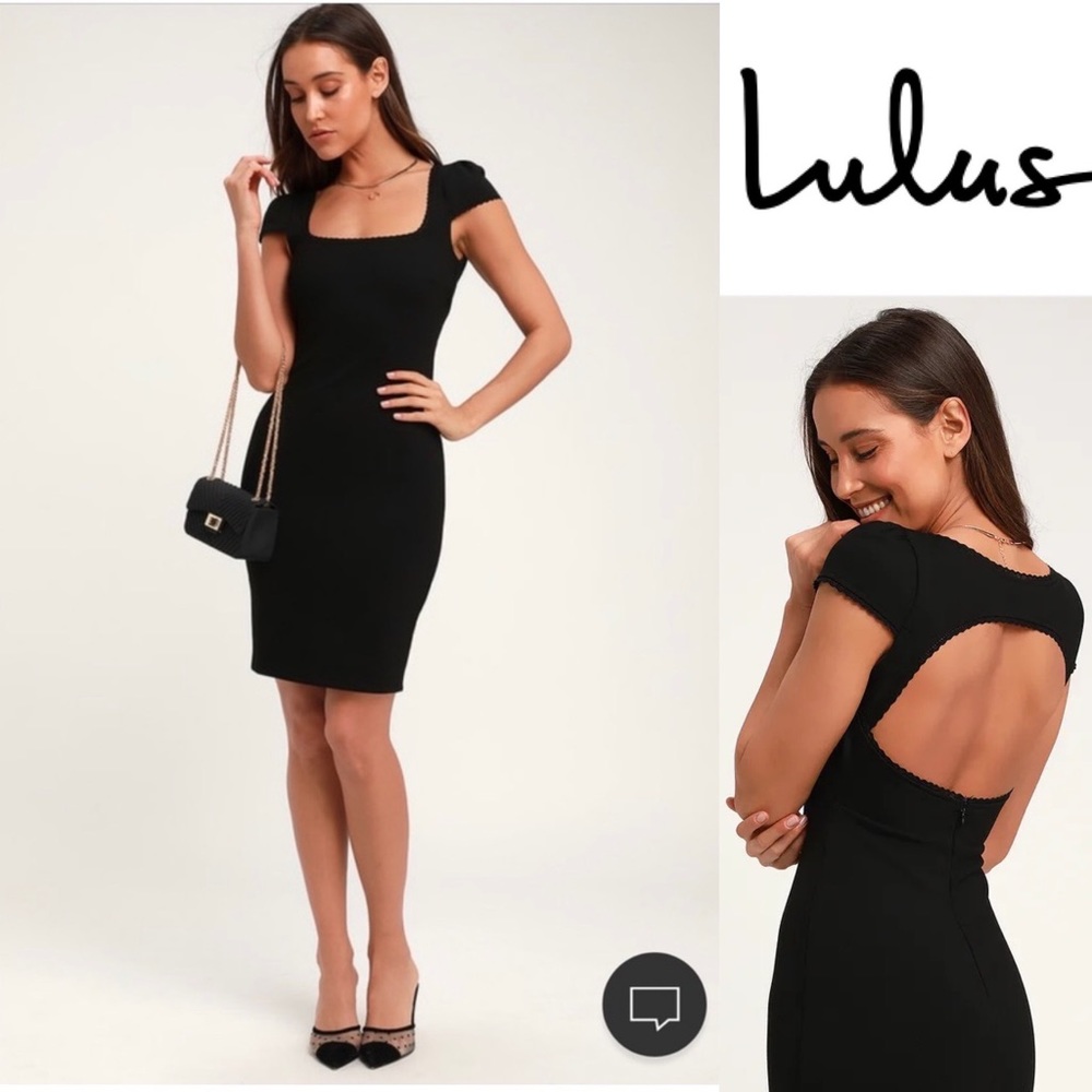 🖤Lulu’s Serena Bodycon Dress🖤